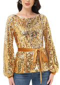 Sequin Party Sweatshirt Pullover Top