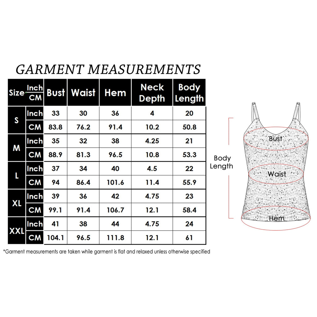 Anna-Kaci Women's Sequined Spaghetti Strap V-Neck Camisole Top for Party and Night Out
