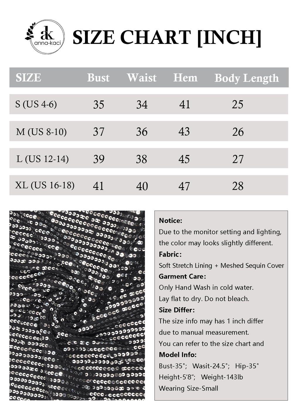 Anna-Kaci Women's Sparkly Sequin Tops Scoop Neck Sleeveless Glitter Shimmer Tank Top Blouses