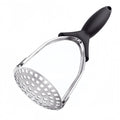 Anna-Kaci Stainless Steel Potato Masher with Ergonomic Handle for Mashed Potatoes and Vegetables