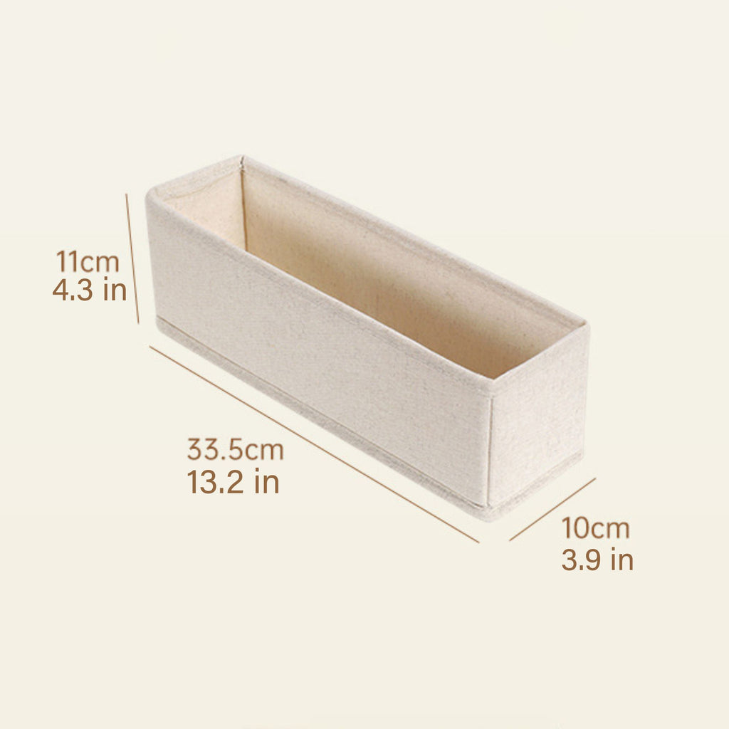 Drawer Organizer Storage Box Foldable Closet Bin Fabric Storage Basket for Dresser Shelves