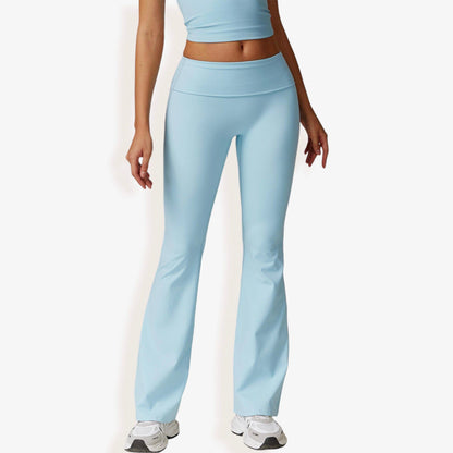 Flared High Waist Yoga Pants for Activewear and Everyday Comfort