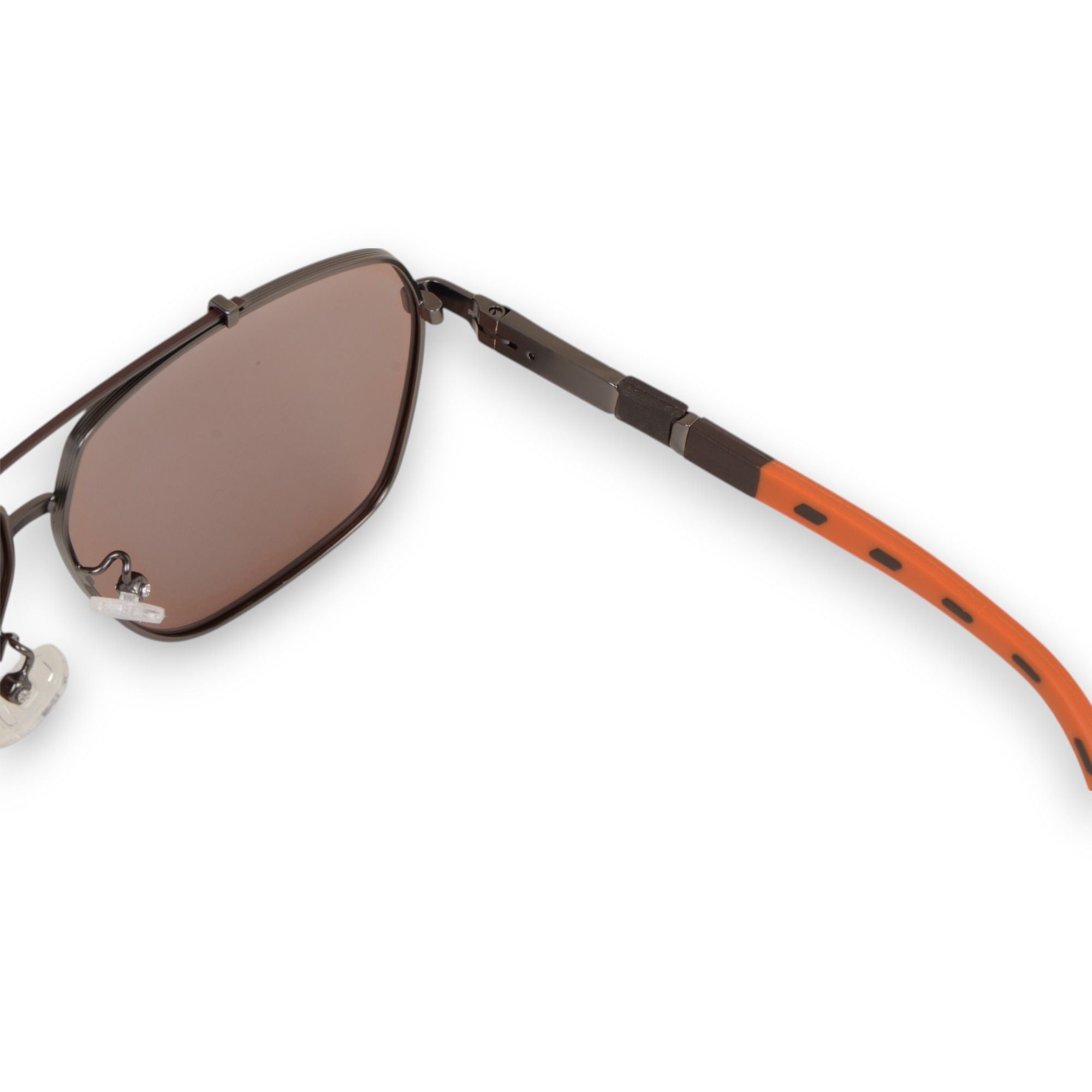 Anna-Kaci Men's Fashion Two Tone Box Polarized Sunglasses UV400 Protection