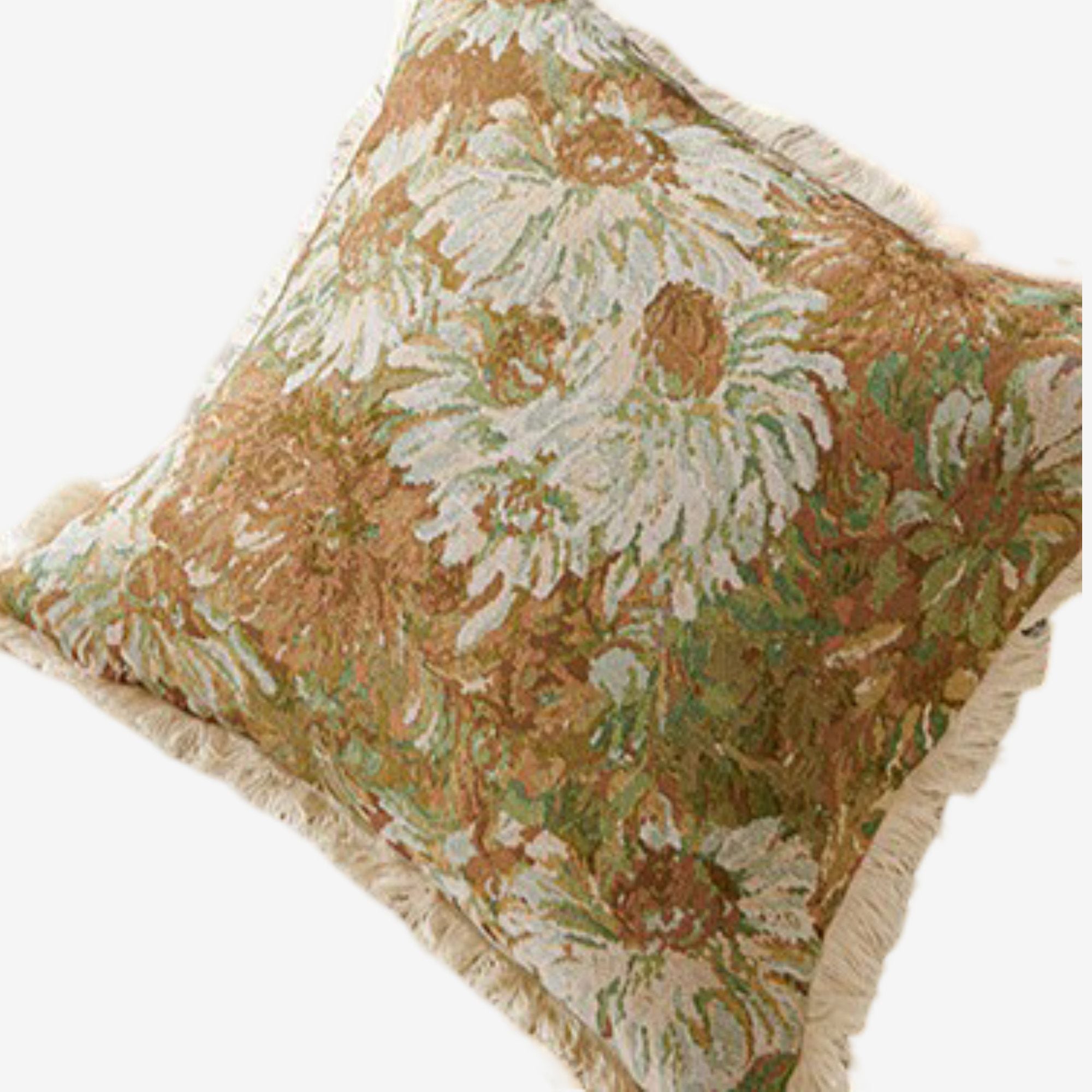 Cotton Throw Pillow 17.7*17.7 in Soft Decorative Cushion for Sofa Bed Chair