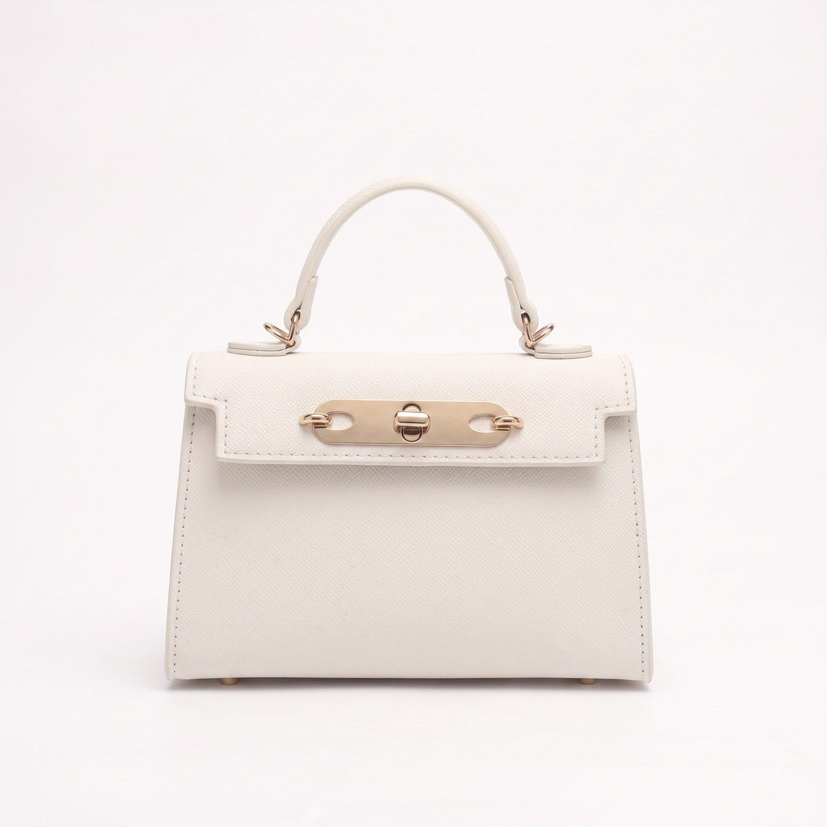 Mini Top Handle Satchel with Turn Lock