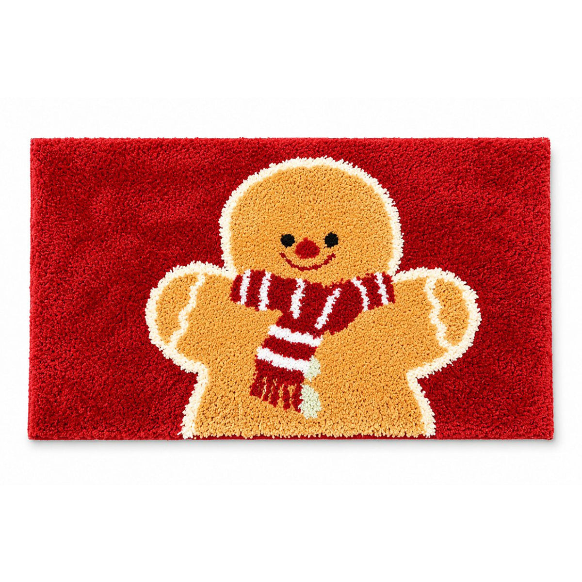 Christmas Tufted Bath Rug with Nonslip Backing 15.7 x 23.6 in