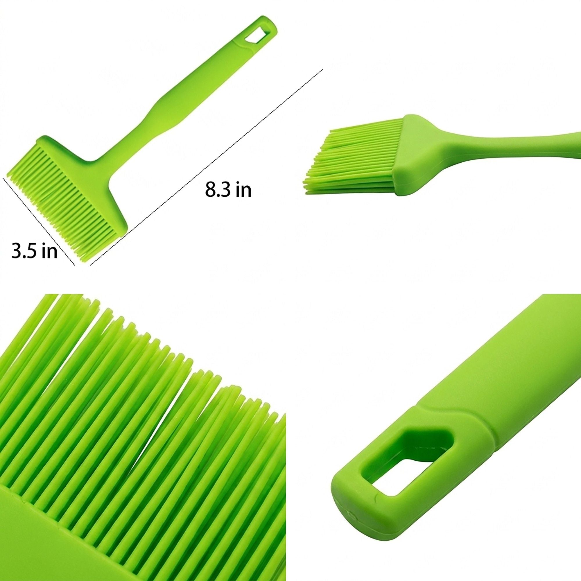 3-Piece Silicone Scraper Set with Handles, Durable and Flexible Kitchen Tools for Cooking and Baking