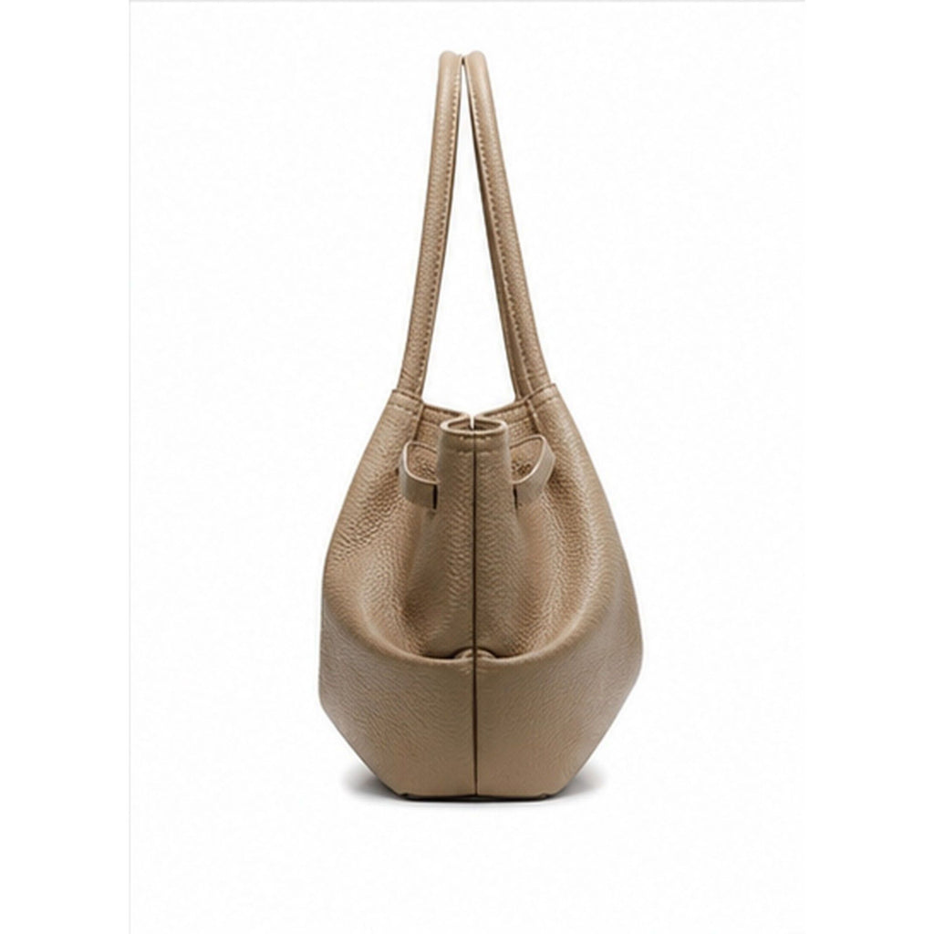 Large Capacity Pleated Shoulder Tote Bag