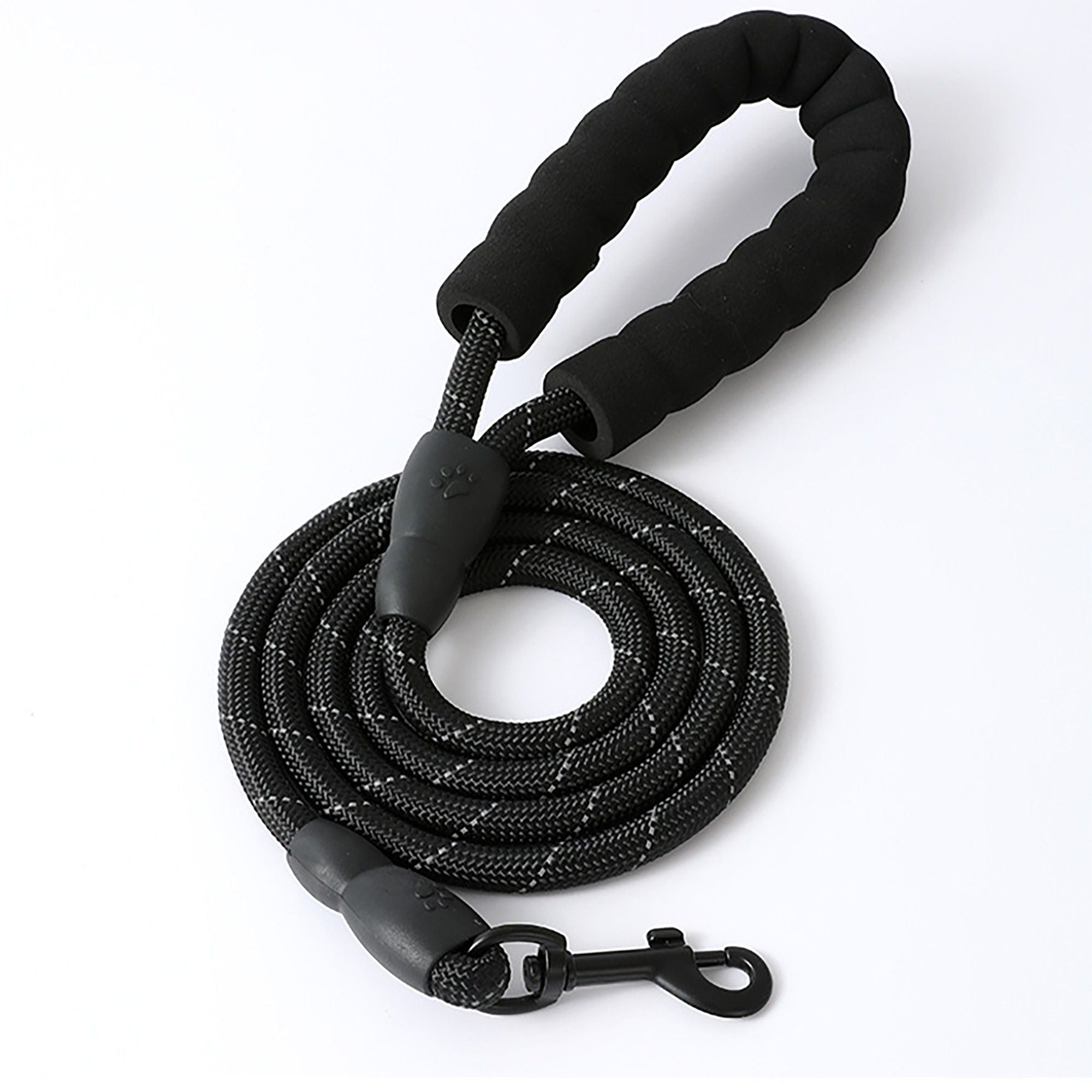 Pet Dog Leash Adjustable Nylon Rope with Comfortable Handle and Metal Clip for Small Medium Dogs