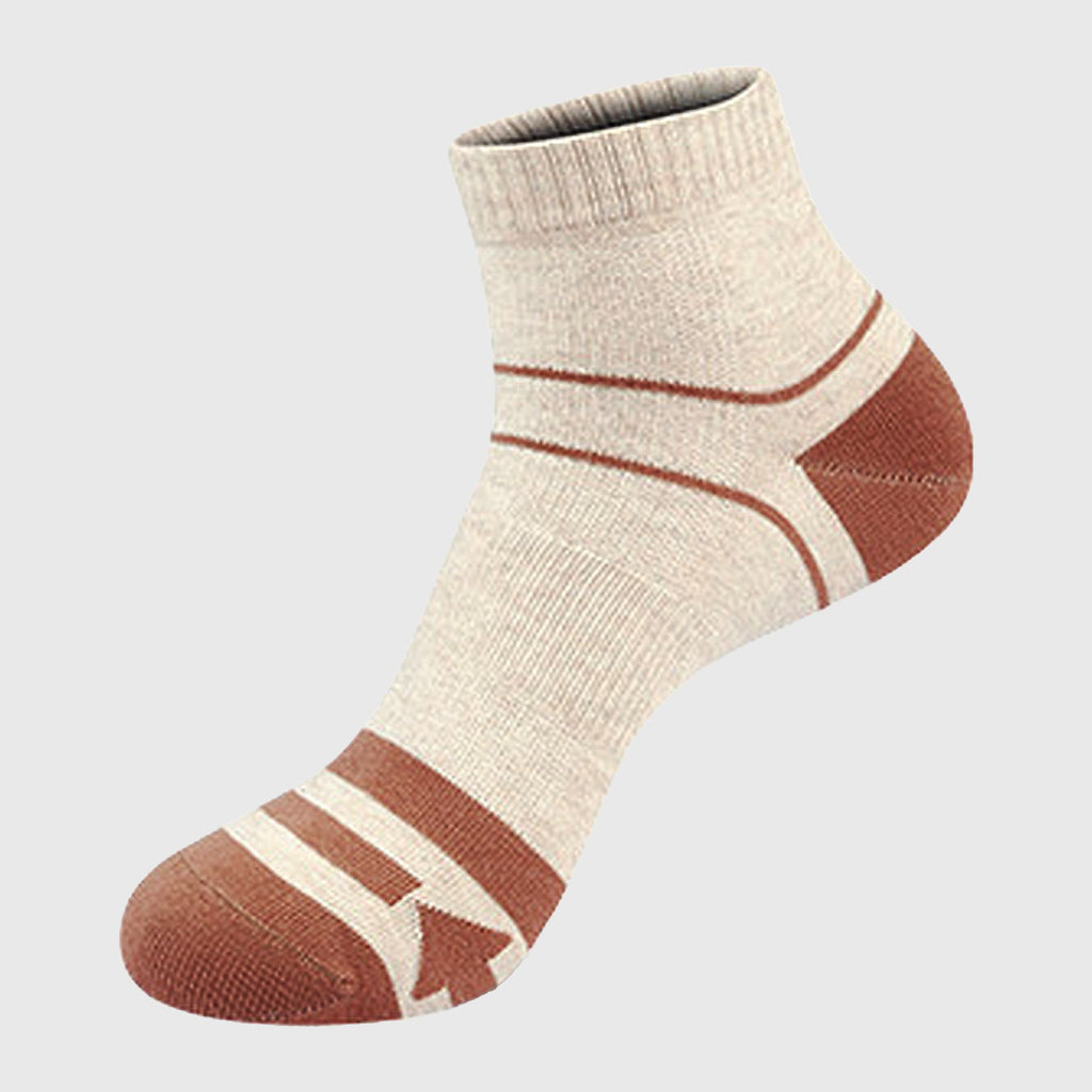 Anna-Kaci Men's 6pk Striped Ankle Socks