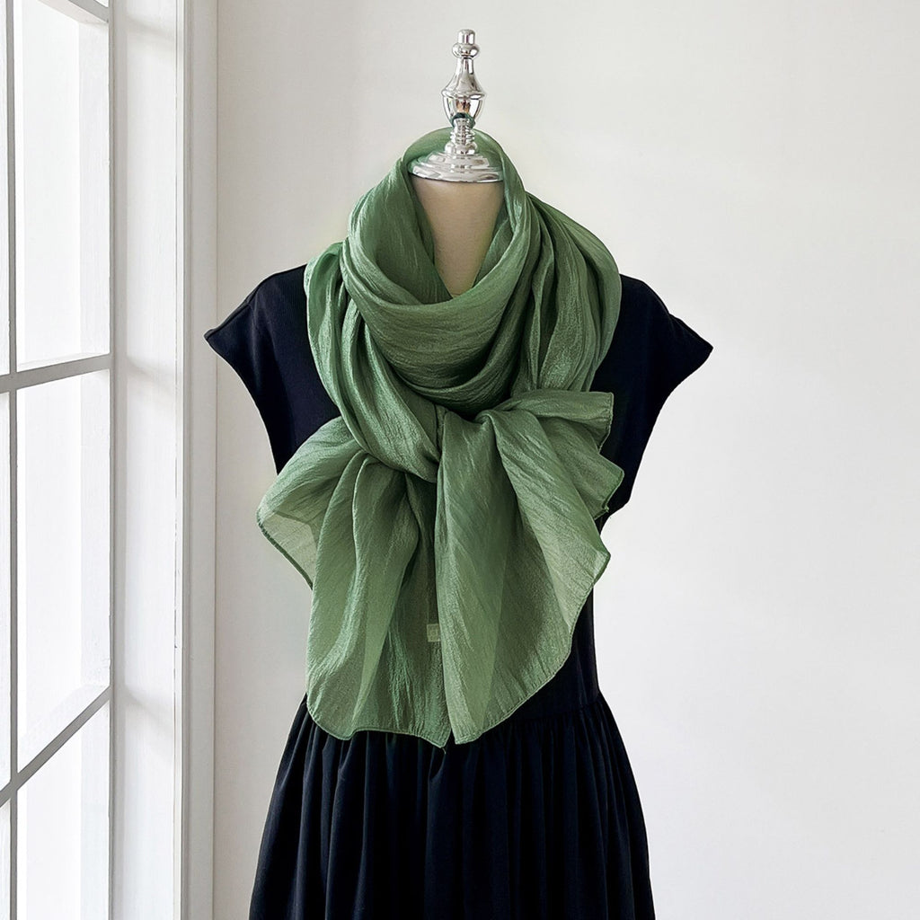 Lightweight Solid Color Fashion Scarf Elegant Long Wrap Shawl 70.5¡Á27.5 Inches