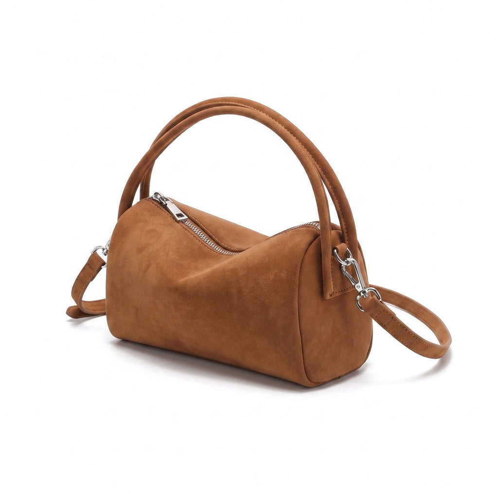 Structured Shoulder Bag with Dual Handles and Crossbody Strap 11.8x9.5x4in