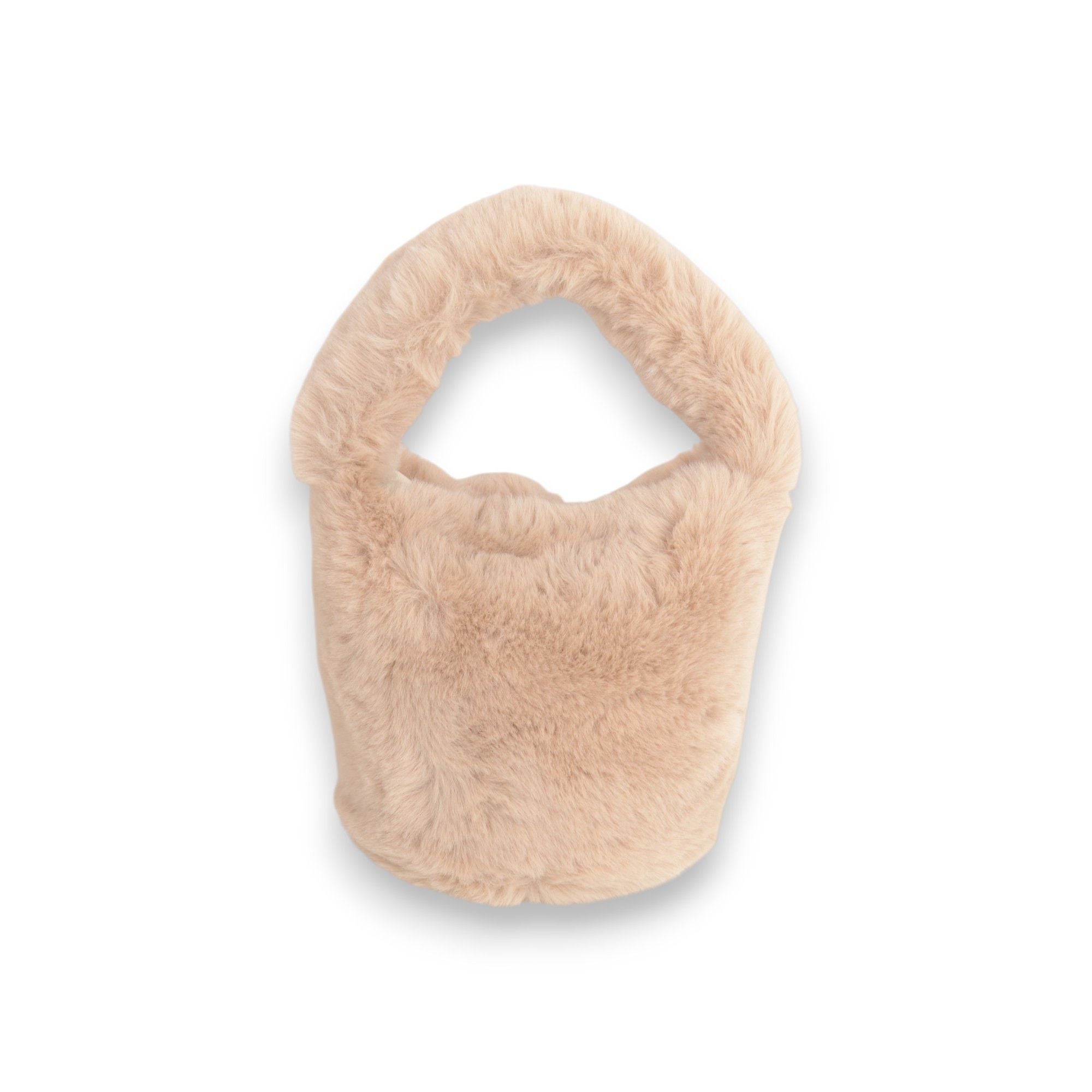 Anna-Kaci Women's Casual Soft Plush Handbag with Cozy Faux Fur Texture