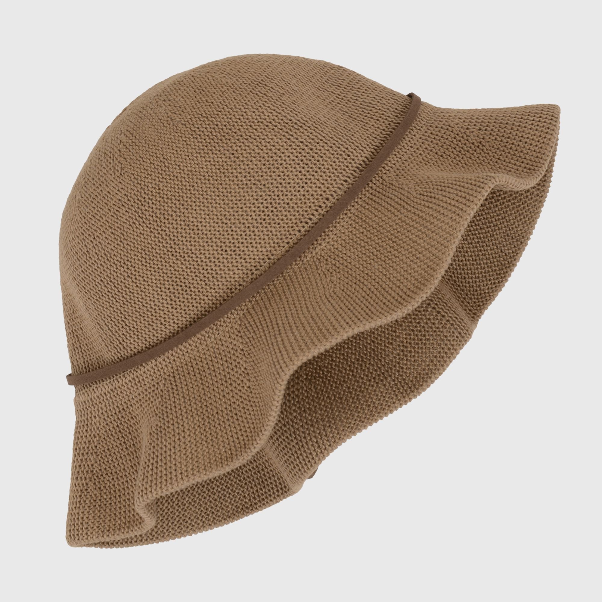 Anna-Kaci Women's Foldable Crocheted Bucket Hat with Bow Accent