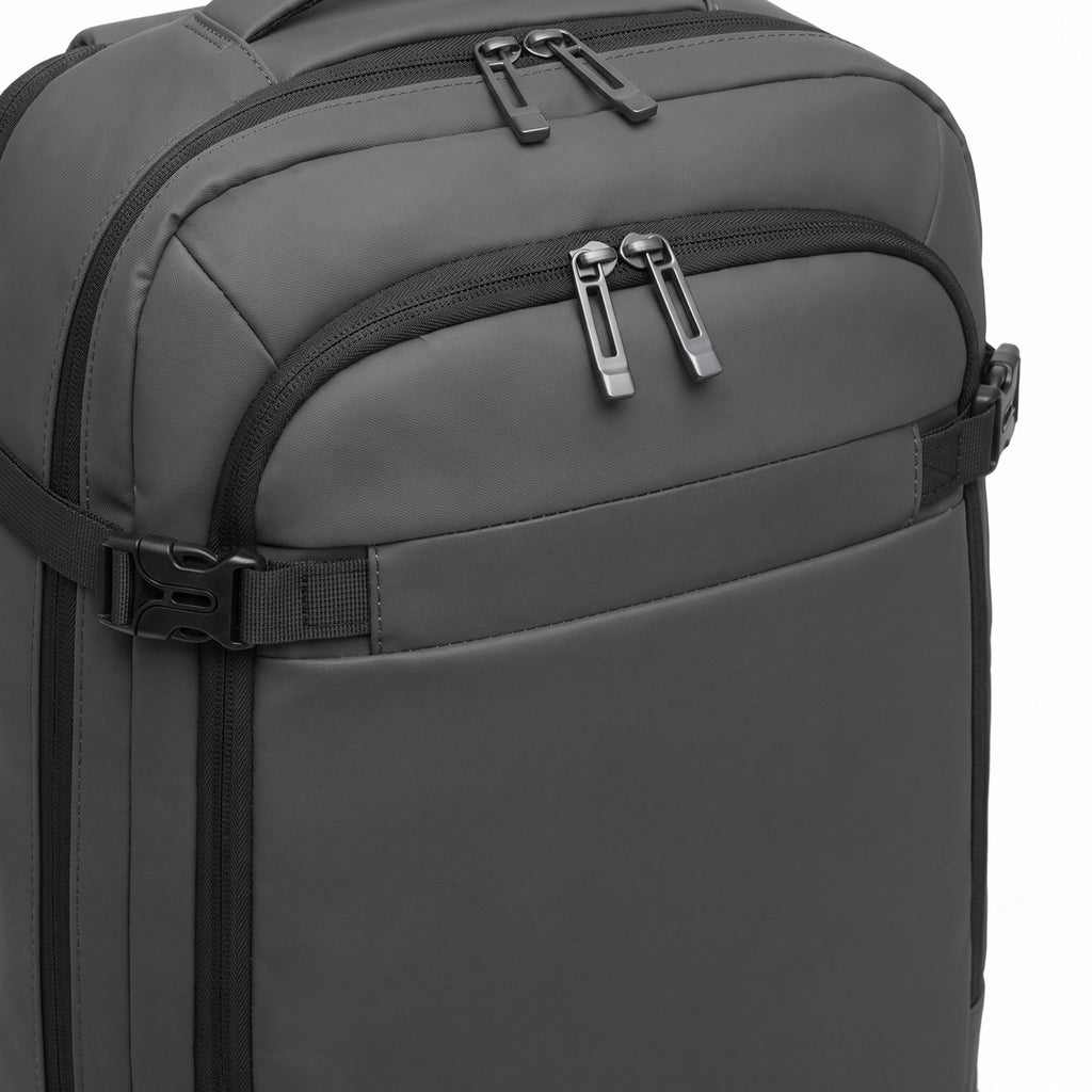 Large Travel Backpack with Compression Straps Multiple Compartments and Padded Shoulder Straps