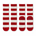 Grip Crew Socks 2 Pair Pack Ribbed Stripe Design