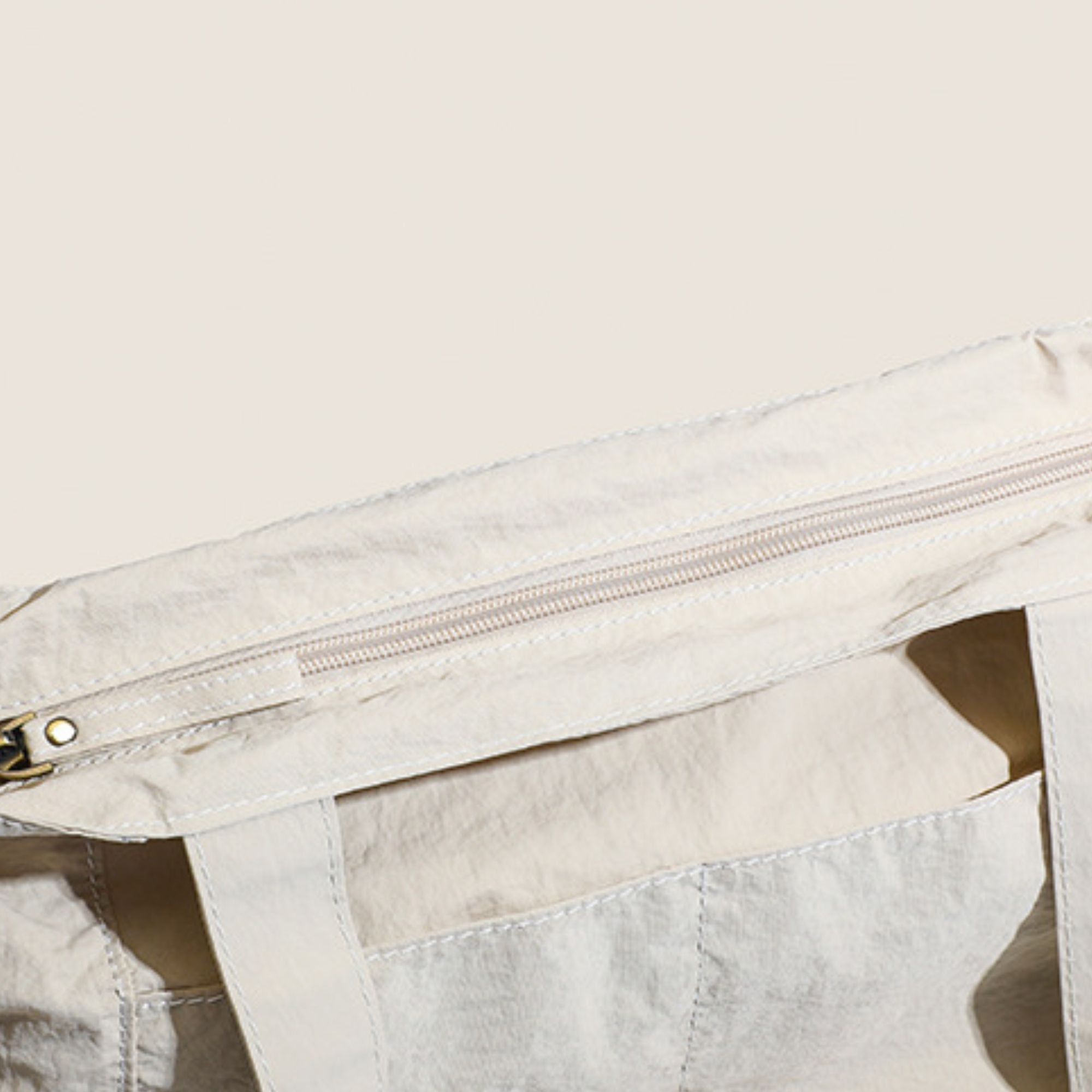 Lightweight Tote Bag with Front Pockets and Shoulder Handles