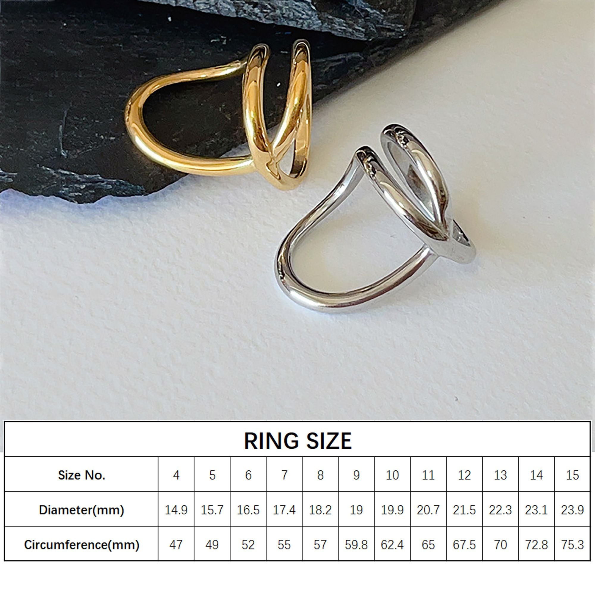 Women's Modern Minimalist Statement Ring for Daily & Stylish Wear