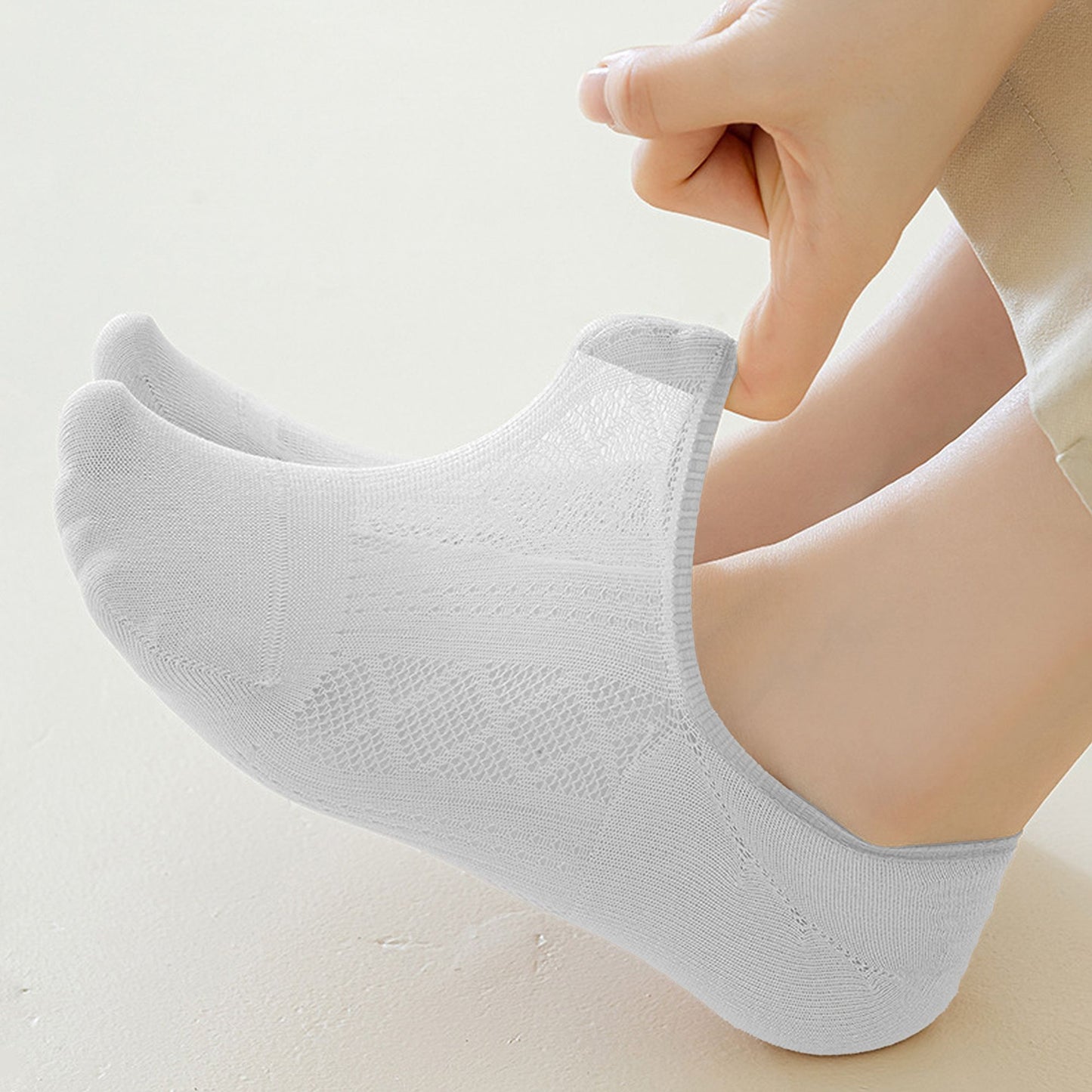 Anna-Kaci Women's Invisible No-Show Liner Socks 6Pk