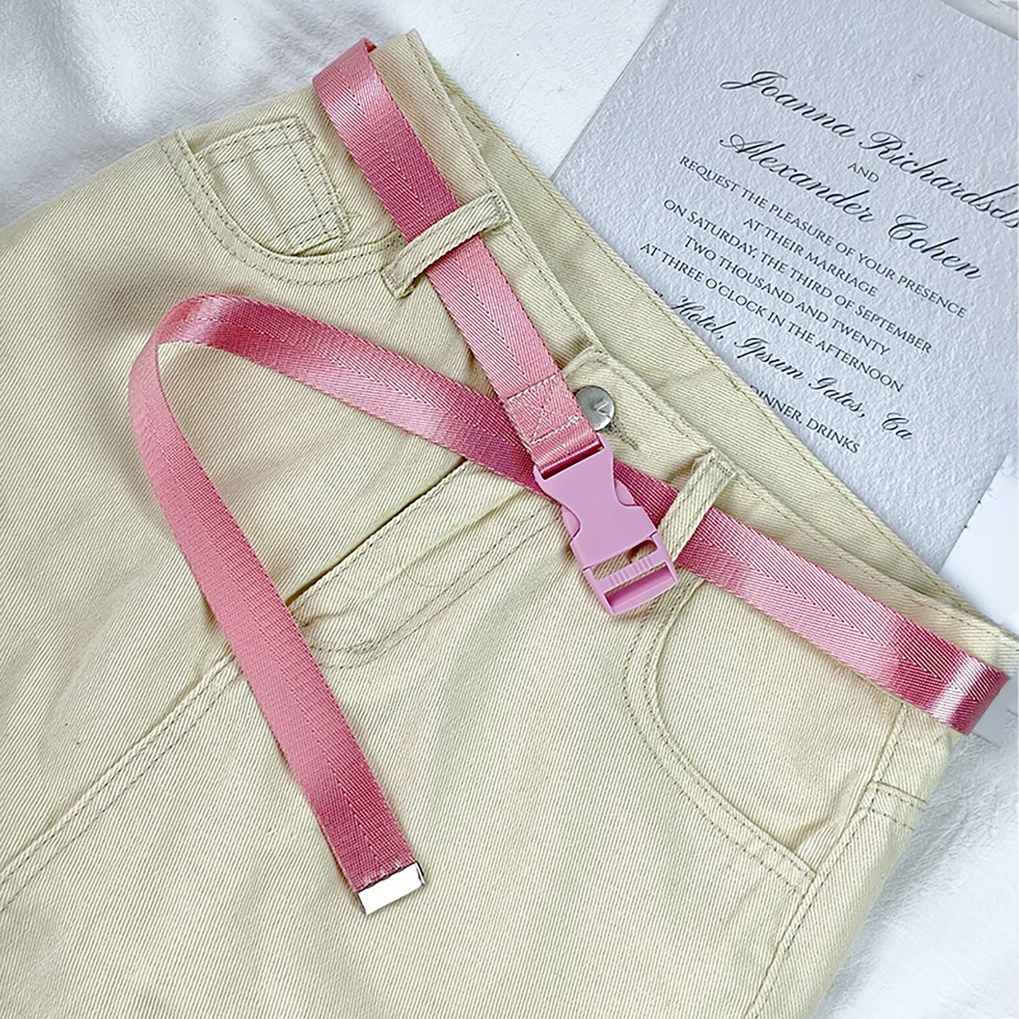 Anna-Kaci Women's Nylon Belt - Quick-Release Buckle Adjustable Waist Belt for Casual & Outdoor Styling