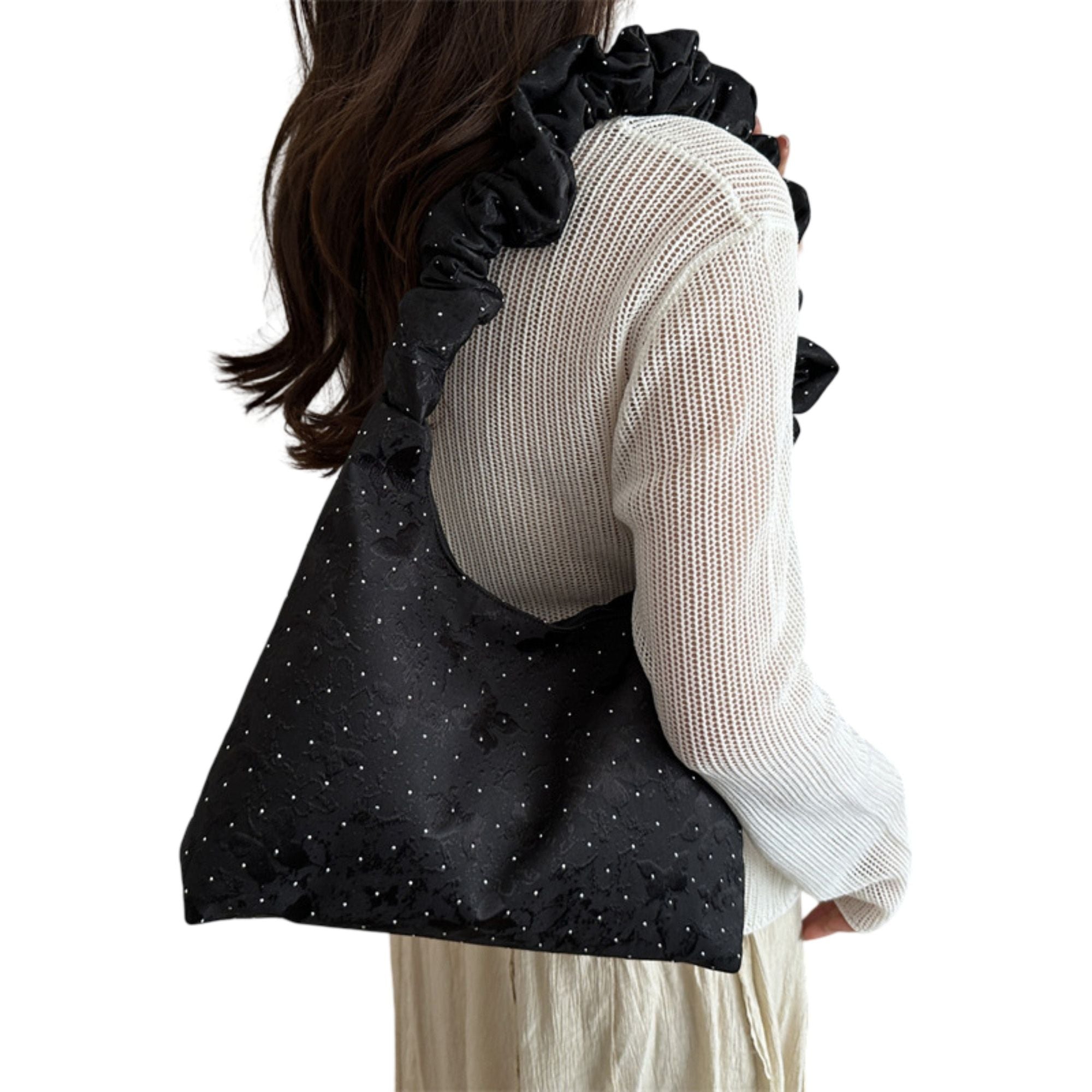 Shoulder Bag with Zipper Closure for Everyday Use