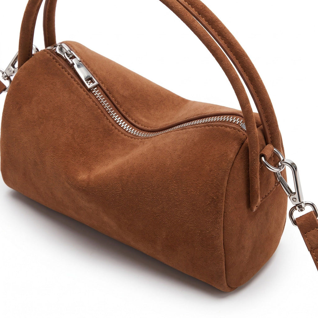 Structured Shoulder Bag with Dual Handles and Crossbody Strap 11.8x9.5x4in