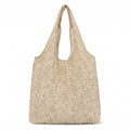 Floral Pattern Shoulder Tote Bags Lightweight Foldable Daily Bag for Women