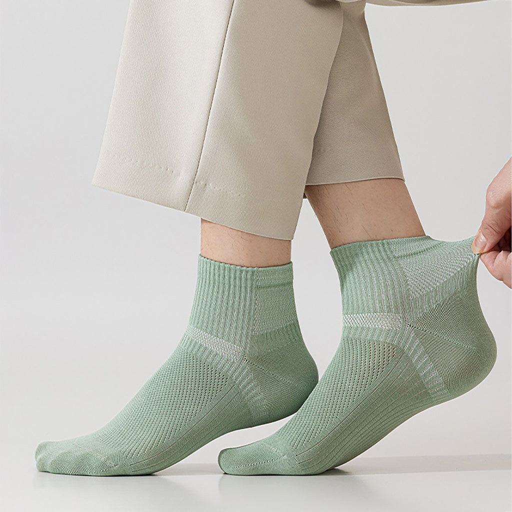 Anna-Kaci 6 pair Men's Breathable Ankle Socks