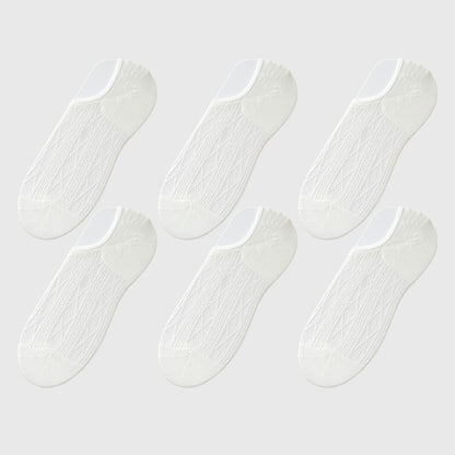 Anna-Kaci Women's Invisible No-Show Liner Socks 6Pk