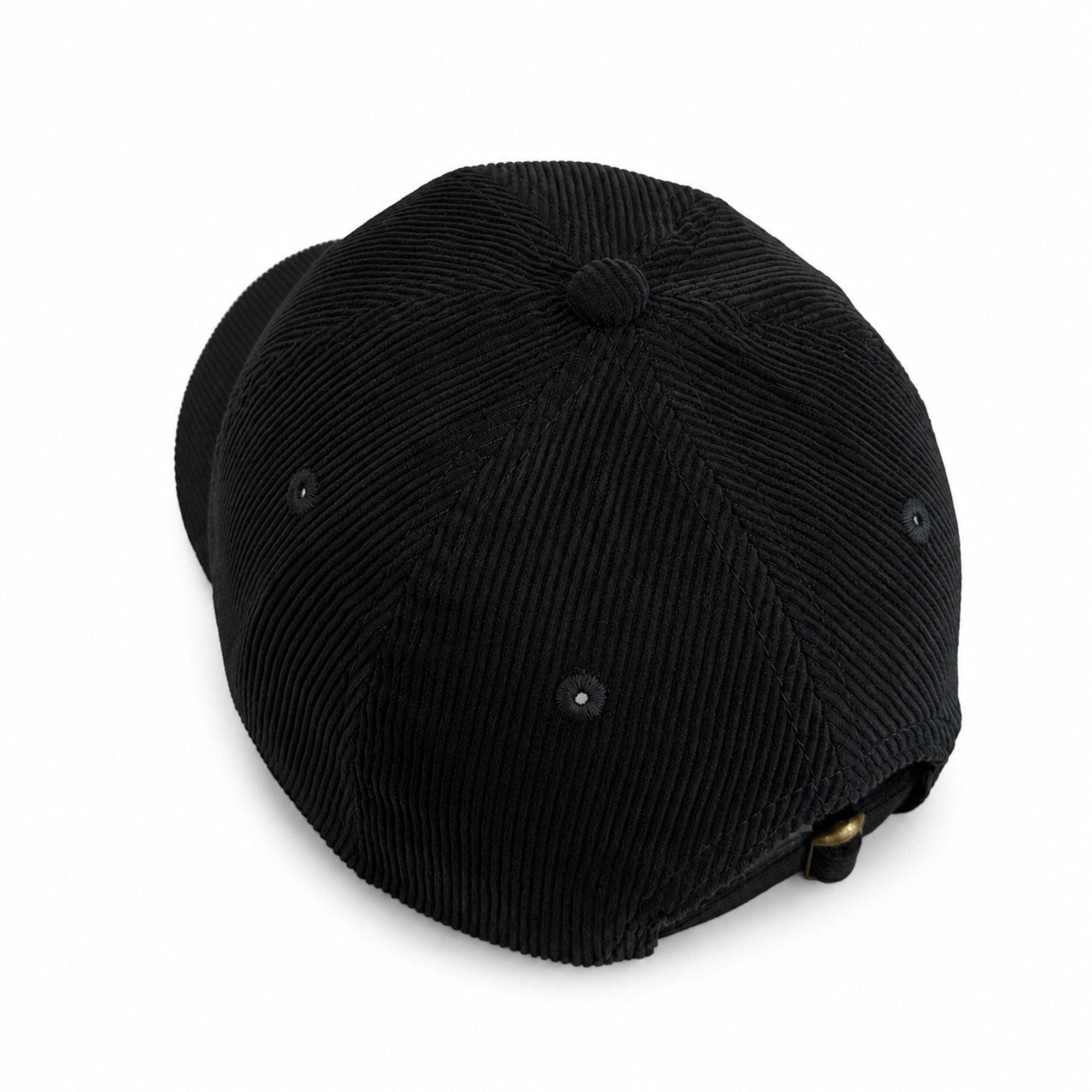 Corduroy Baseball Cap Dog Embroidered Adjustable Dad Hat