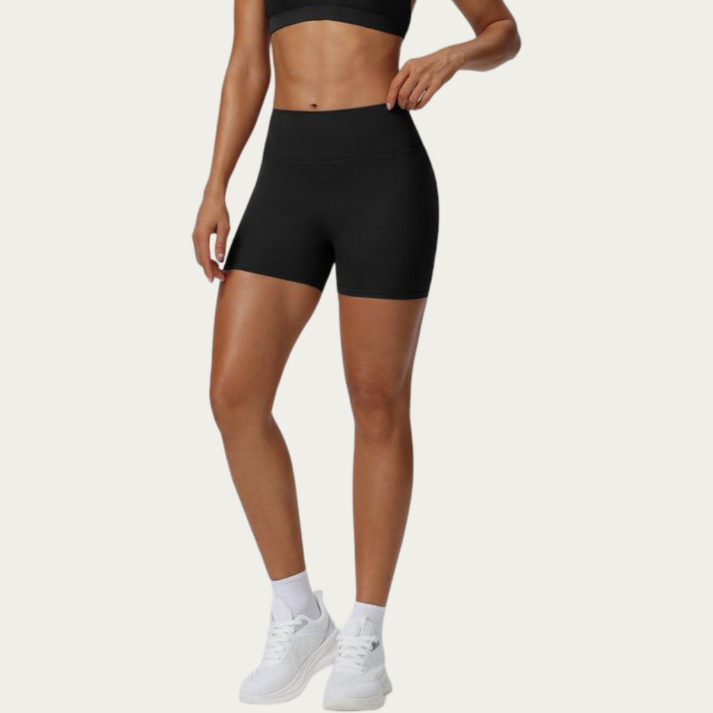 Anna-Kaci Active Women's High Waist Biker Shorts with Smooth Stretch Knit Fabric