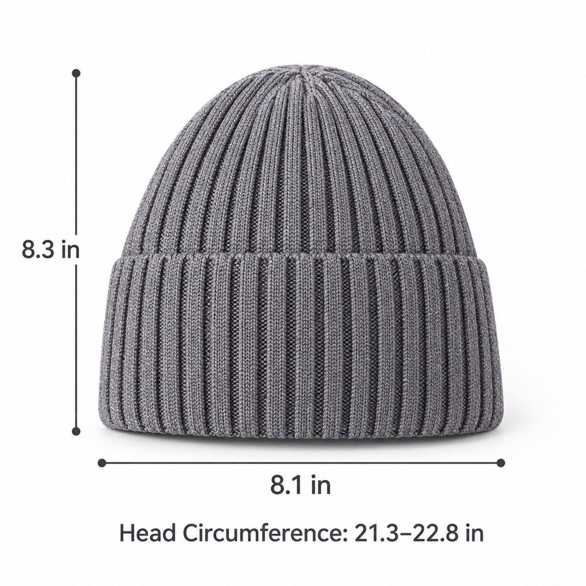 Thickened Warm Knit Beanie Winter Slouchy Cold Weather Cap