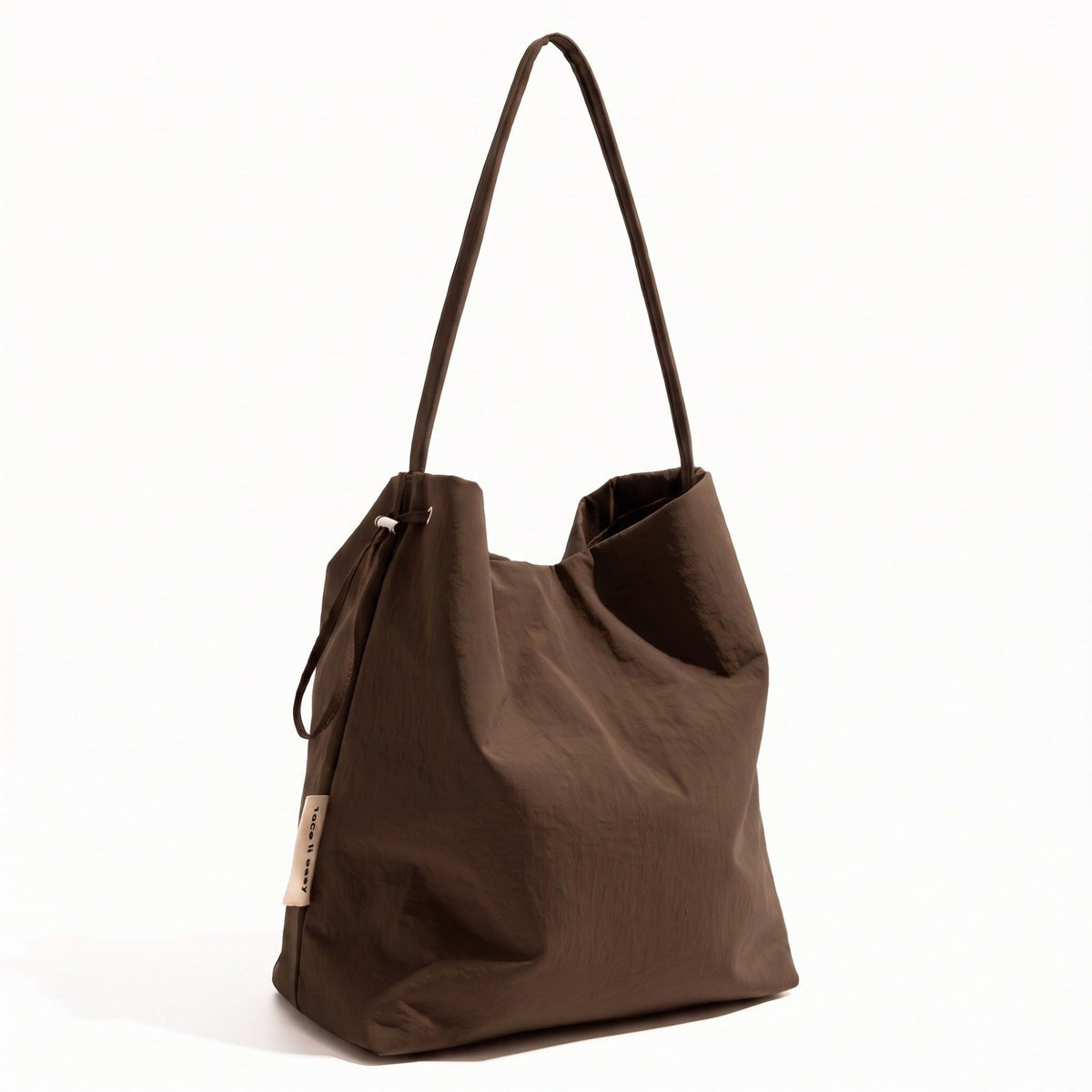 Lightweight Nylon Shoulder Tote Bag Large Capacity Casual Carryall