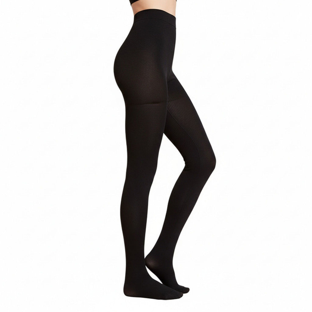 Anna-Kaci 2pcs Women's Light-Leg Fleece-Lined Pantyhose with Smooth Skinlike Finish Upgraded Anti-Snag Fabric for Warm Bare-Leg Coverage