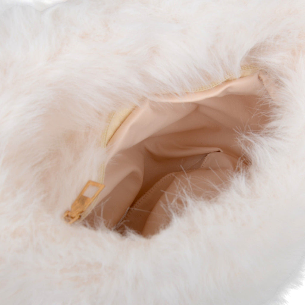 Anna-Kaci Women's Cute Plush Fur Handbag with Soft Texture