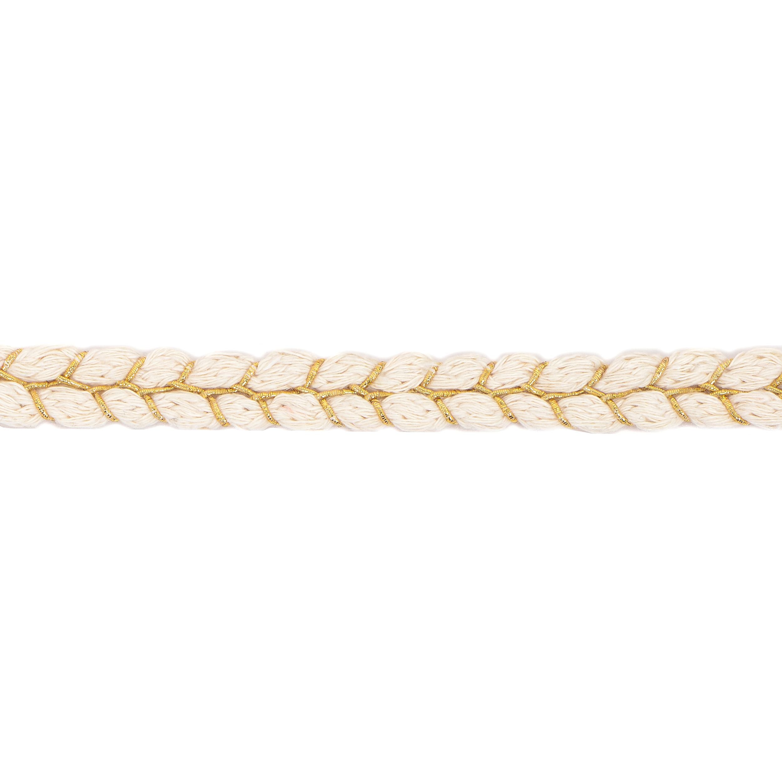 Sewing Braid Trim, 11 Yards 0.6 Inch Twisted Cotton Cord Trim, Handmade DIY Craft Embellishment Costume Garment Decor Accessory