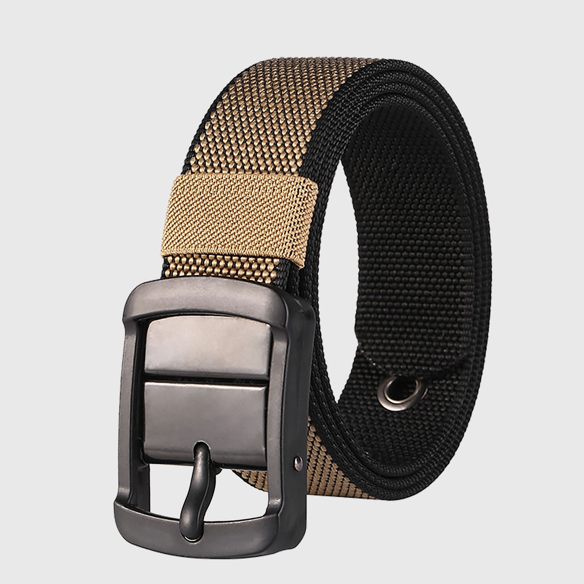 Anna-Kaci Women's Reversible Belt - Adjustable Military-Style Belt with Stainless Steel Buckle