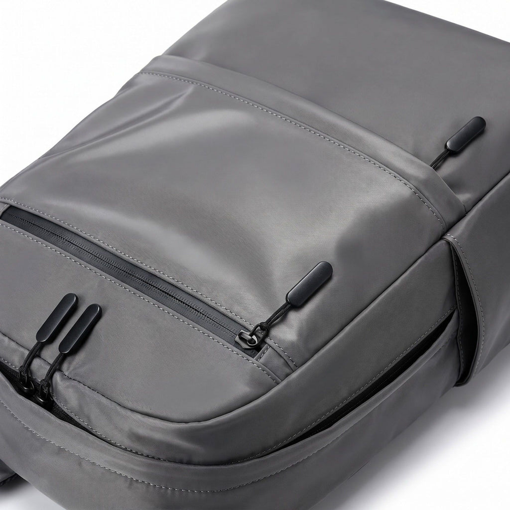Multi-Pocket Commuter Backpack with Padded Shoulder Straps and Dual Side Pockets