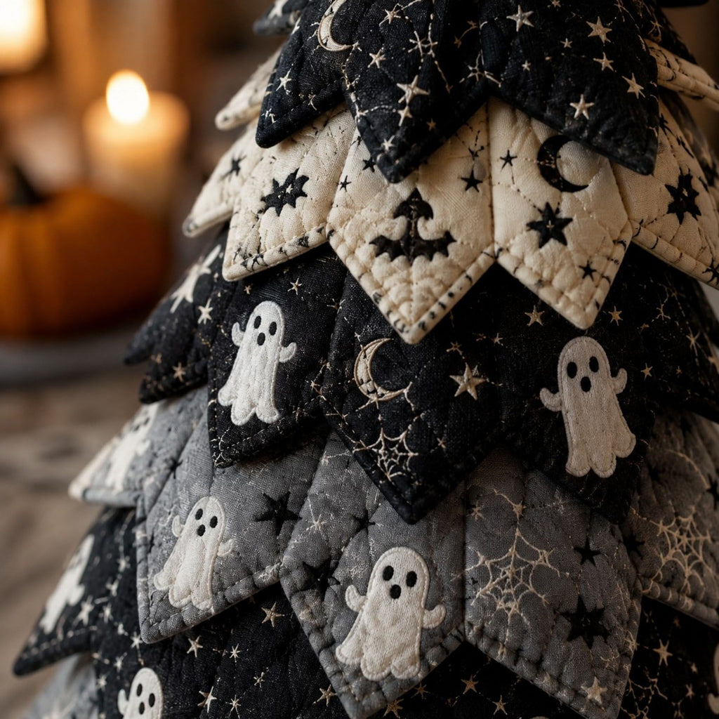 Handmade Halloween Witch Tree Sewing Kit DIY Fabric Holiday Decoration