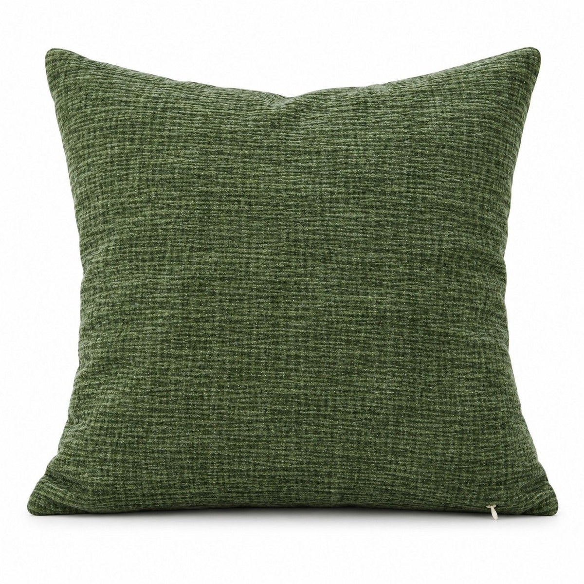 2 Pack Solid Textured Throw Pillow Covers 18 x 18 Inch with Hidden Zipper