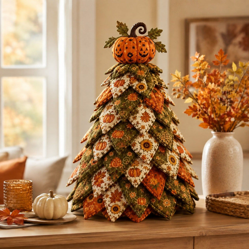 Handmade Halloween Witch Tree Sewing Kit DIY Fabric Holiday Decoration