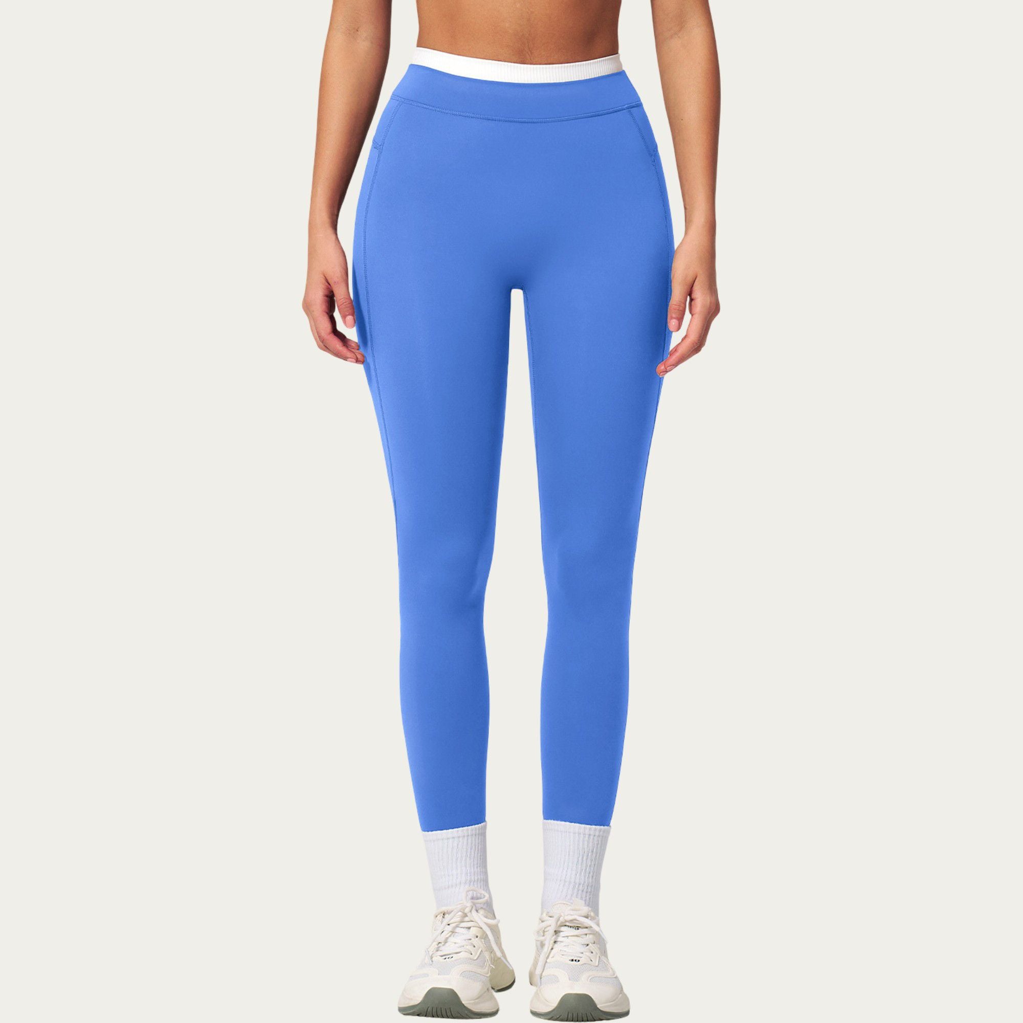 Anna-Kaci Active Women's High Waist Leggings with Smooth Stretch Fit and Side Seam Detail