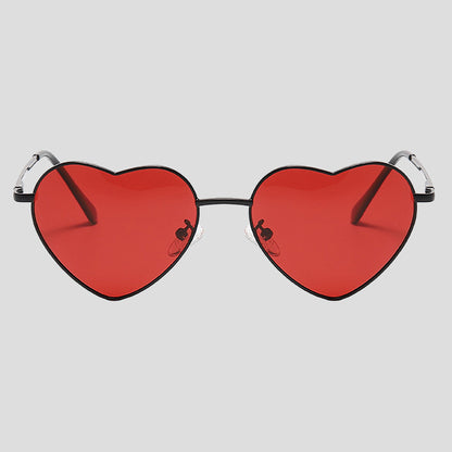 Anna-Kaci Women's Stylish Heart-Shaped Polarized Sunglasses UV400 Protection for Outdoor Activities