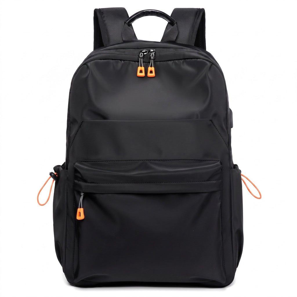 Multi-Pocket Commuter Travel Backpack with Padded Straps and Adjustable Side Pockets