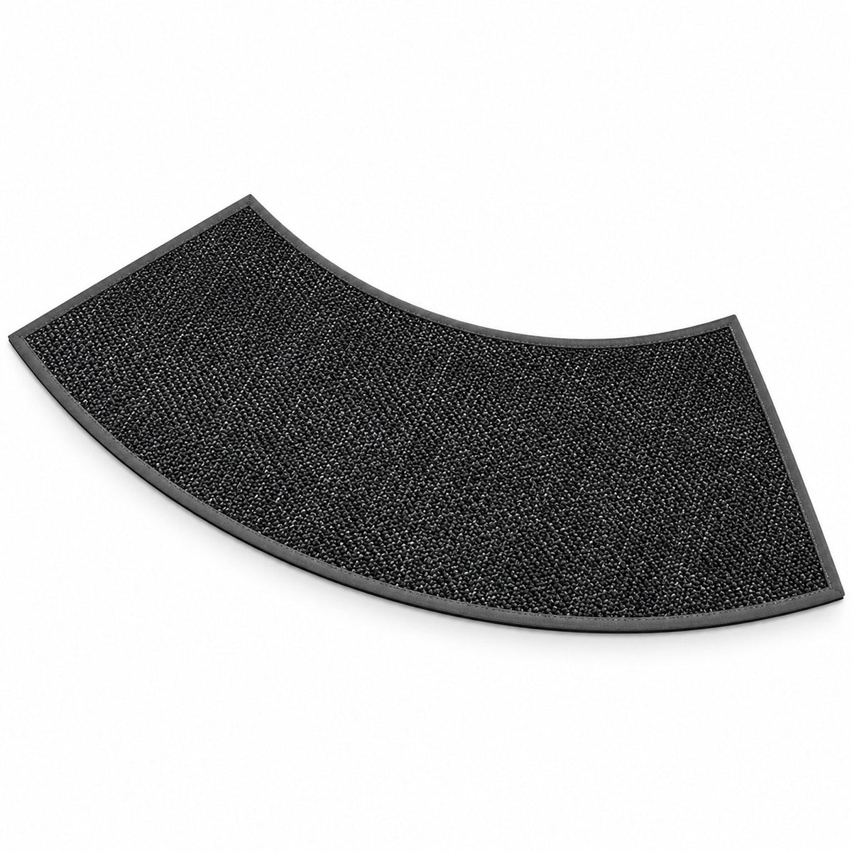 Curved Absorbent Bath Mat with Non Slip Backing