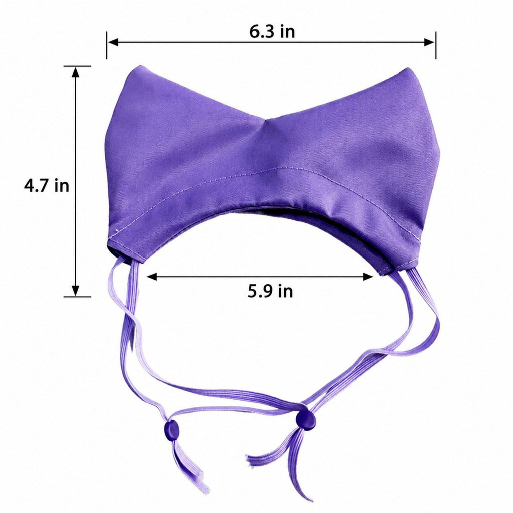 Cat Bathing Hood with Adjustable Drawstring Ear Cover