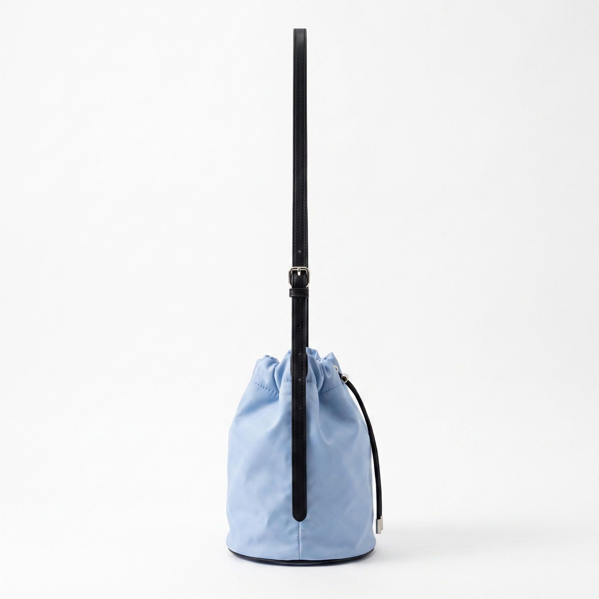 Drawstring Bucket Crossbody Bag with Adjustable Shoulder Strap