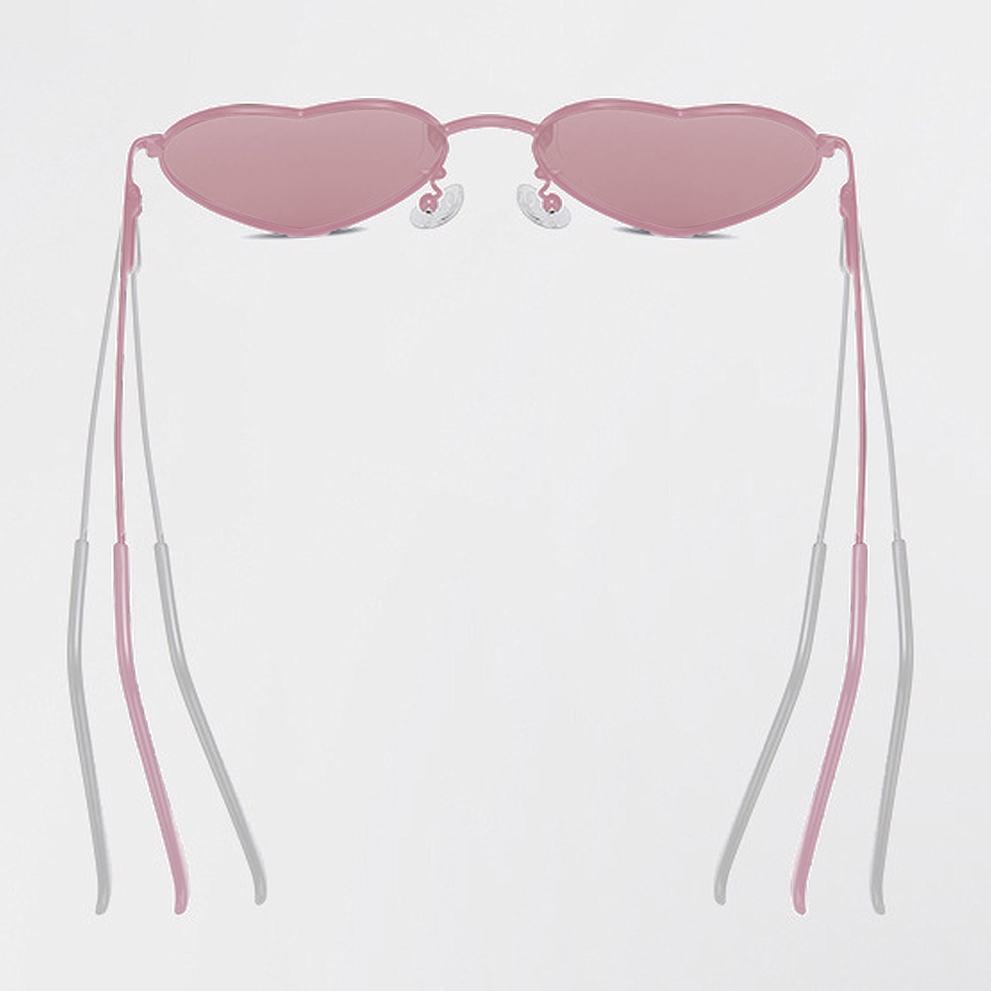 Anna-Kaci Women's Stylish Heart-Shaped Polarized Sunglasses UV400 Protection for Outdoor Activities