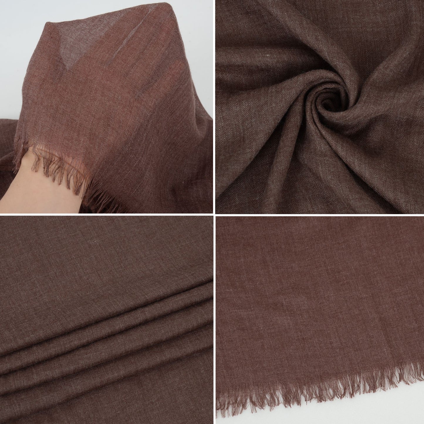 Anna-Kaci Lightweight Solid Cotton Linen Scarf Large Long Gauze Beach Wrap Shawl 78 Inches