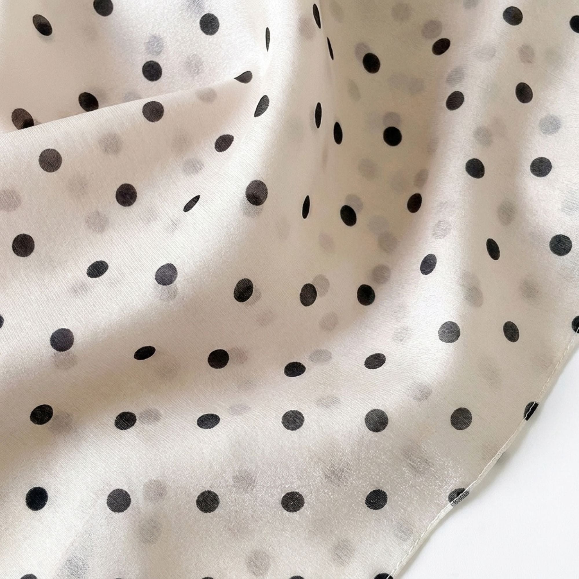 Lightweight Polka Dot Scarf Wrap Shawl for Everyday Outfits 71*27.5 Inches